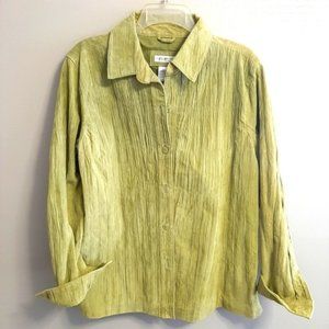 NWT:  Coldwater Creek Leather Jacket